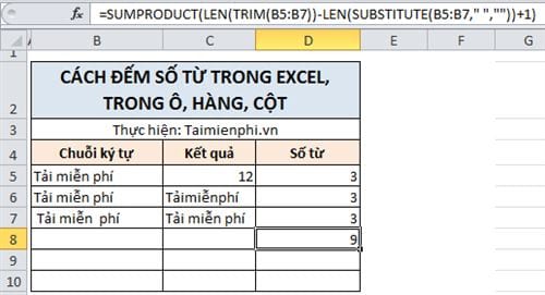 images 6 of How to count words in Excel, in cells, rows, and columns.