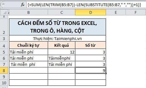 images 7 of How to count words in Excel, in cells, rows, and columns.