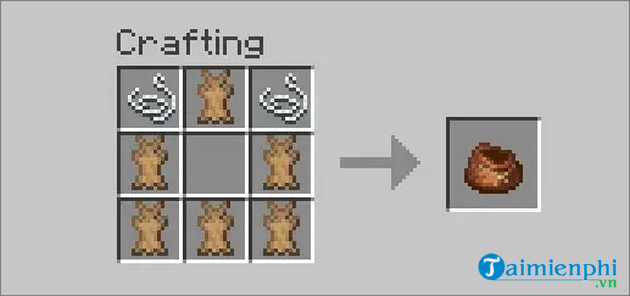 Picture 8 of How to craft a Bag in Minecraft 1.20 is extremely simple.