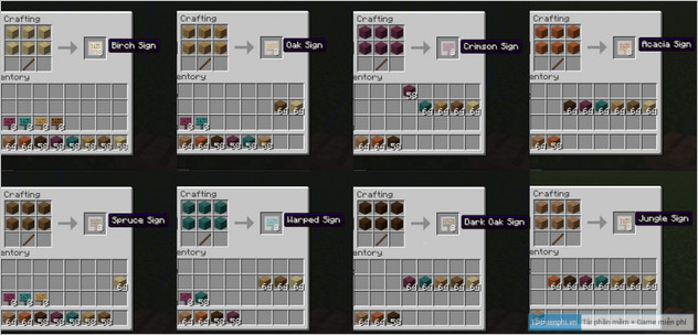 Picture 2 of How to craft and use signs in Minecraft