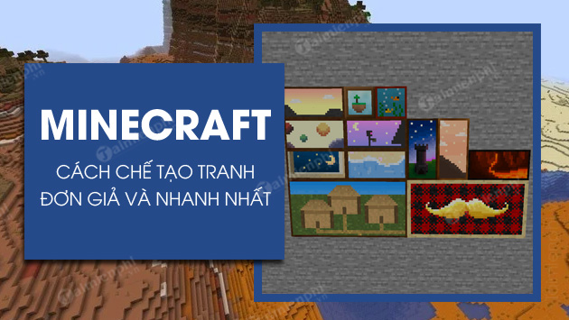 Picture 1 of How to craft paintings in Minecraft