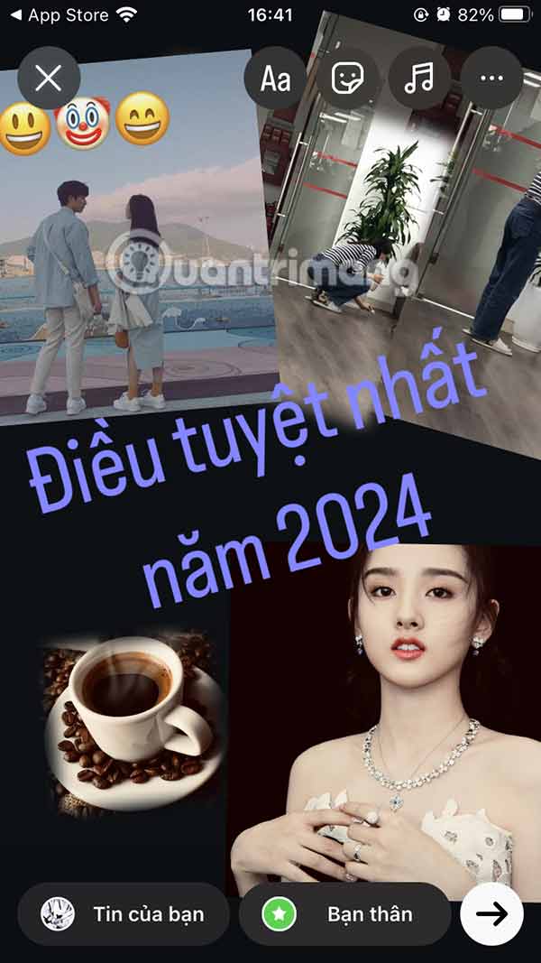 How to create a 2024 collage on Instagram Picture 12