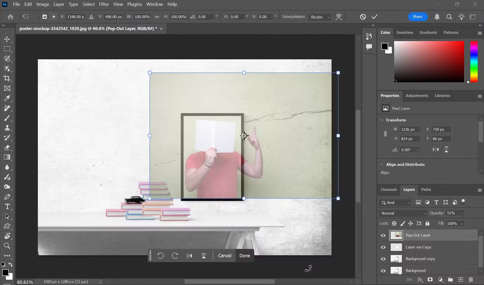 Picture 3 of How to create stunning 3D pop-out effects in Photoshop