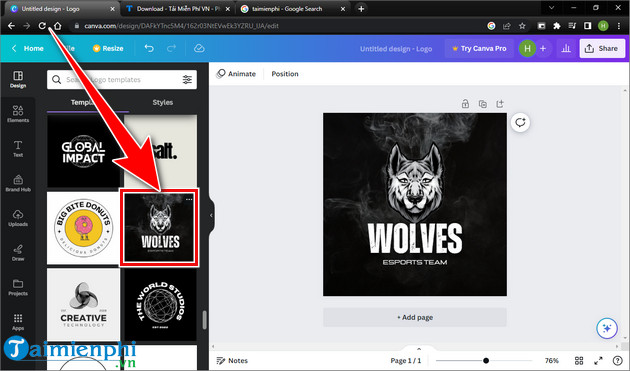 How to create a beautiful free name logo, very simple Picture 3