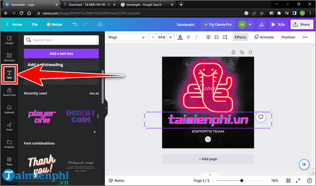 How to create a beautiful free name logo, very simple Picture 5