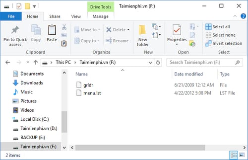 Picture 5 of How to create a bootable USB drive using Grub4dos to install and fix operating system errors.
