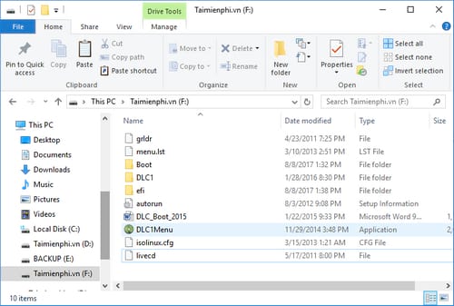 Picture 6 of How to create a bootable USB drive using Grub4dos to install and fix operating system errors.