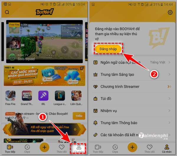 Picture 2 of How to create a Booyah! Live account