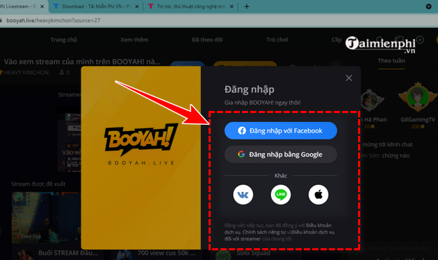 Picture 6 of How to create a Booyah! Live account