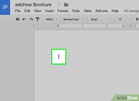 How to Create a Brochure Using Google Docs Picture 12