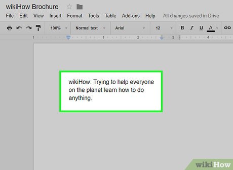 How to Create a Brochure Using Google Docs Picture 25