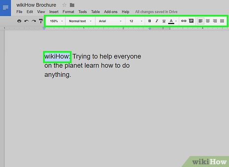 How to Create a Brochure Using Google Docs Picture 26