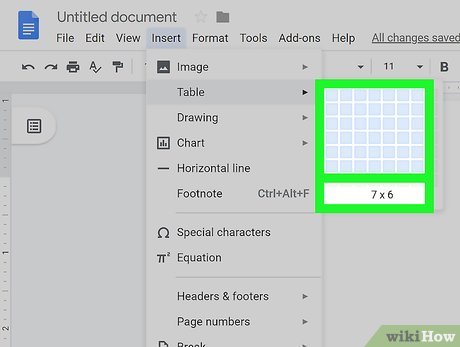 How to Create a Calendar on Google Docs Picture 7