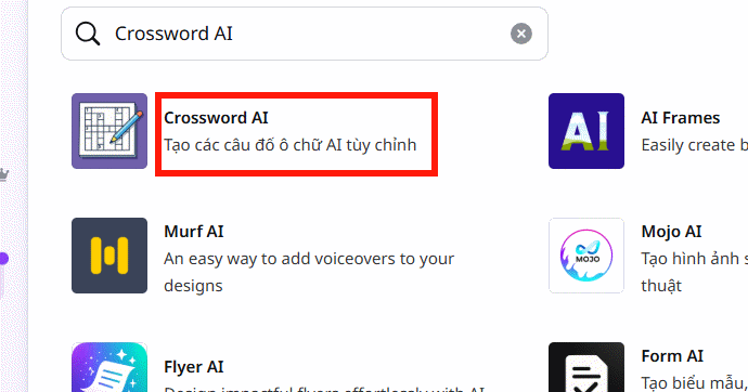 Picture 3 of How to create crossword puzzles on Canva AI extremely quickly