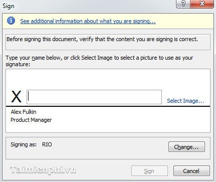 How to create a digital signature in Word simply and quickly Picture 12