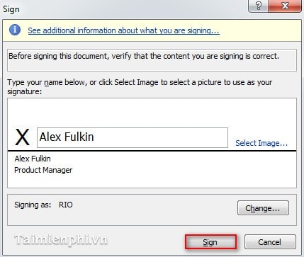 How to create a digital signature in Word simply and quickly Picture 15
