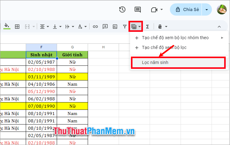 How to create a filter in Google Sheets Picture 12