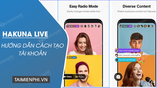 Picture 1 of How to create a HAKUNA Live account