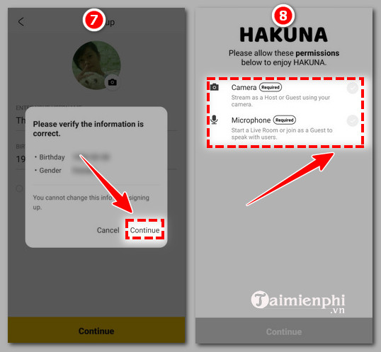 Picture 5 of How to create a HAKUNA Live account