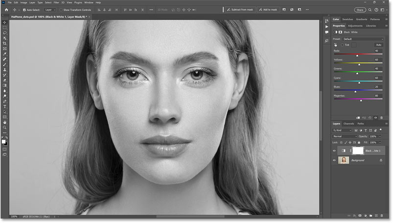 How to create a halftone dot pattern in Photoshop Picture 4