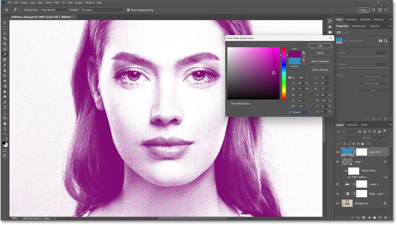 How to create a halftone dot pattern in Photoshop Picture 46