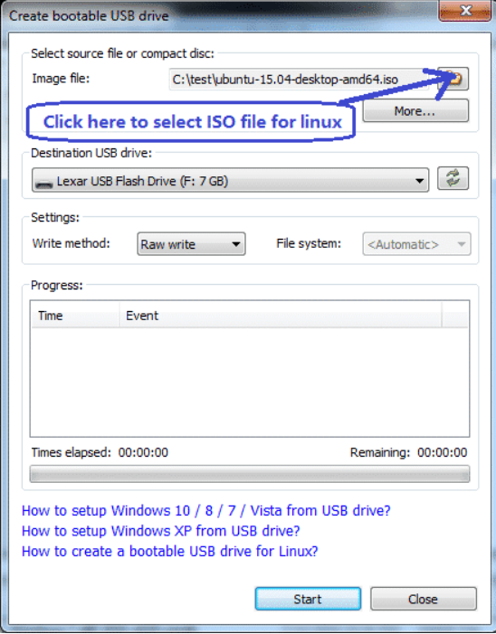 How to create a Linux Bootable USB drive Picture 16