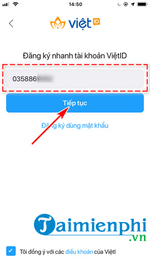 Picture 3 of How to create a Lotus account, a Vietnamese social network.