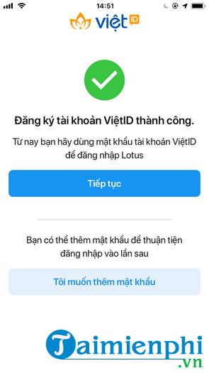 Picture 5 of How to create a Lotus account, a Vietnamese social network.