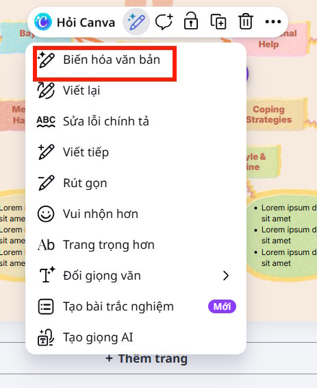 Picture 4 of How to create mind maps using Canva AI