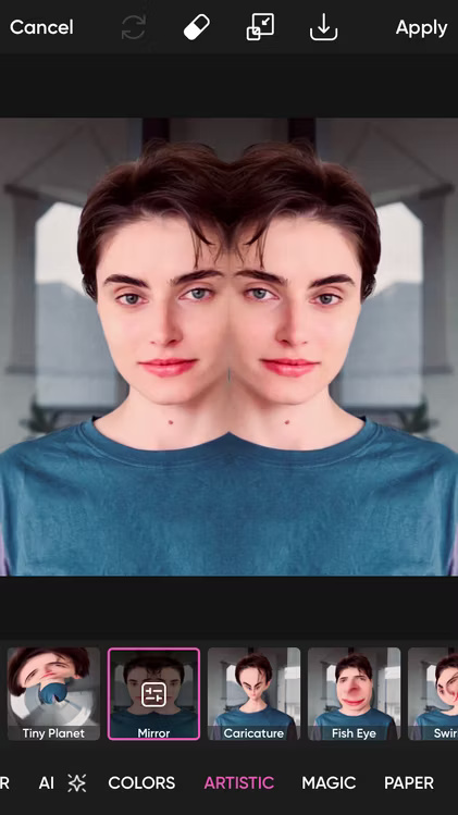 How to create a mirror image effect without expensive software Picture 6