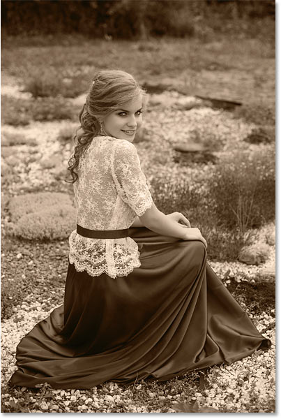 How to Create a Monochrome Color Effect in Photoshop Picture 21