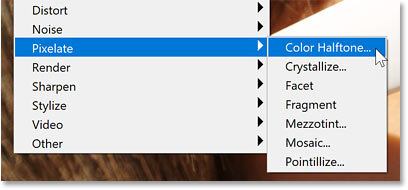 How to create a more beautiful Color Halftone effect in Photoshop Picture 15