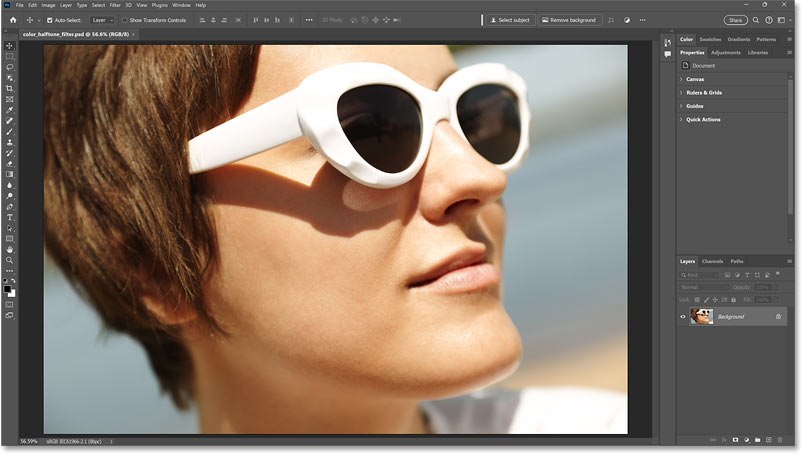 How to create a more beautiful Color Halftone effect in Photoshop Picture 8