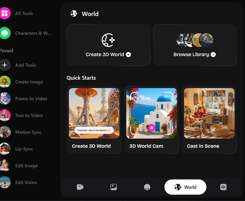 How to create a movable 3D world with just a simple prompt. Picture 1