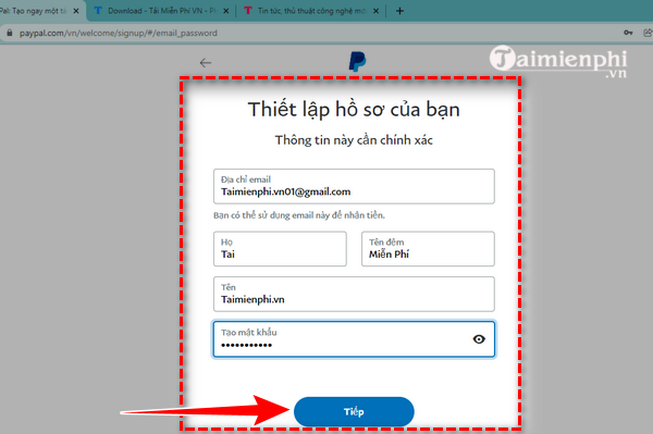 Picture 8 of How to create a PayPal account, register, and verify your PayPal account.
