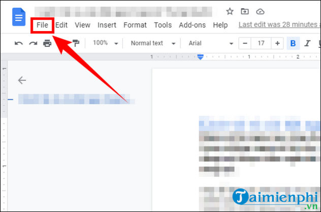 Picture 4 of How to create a PDF file from Google Docs Online