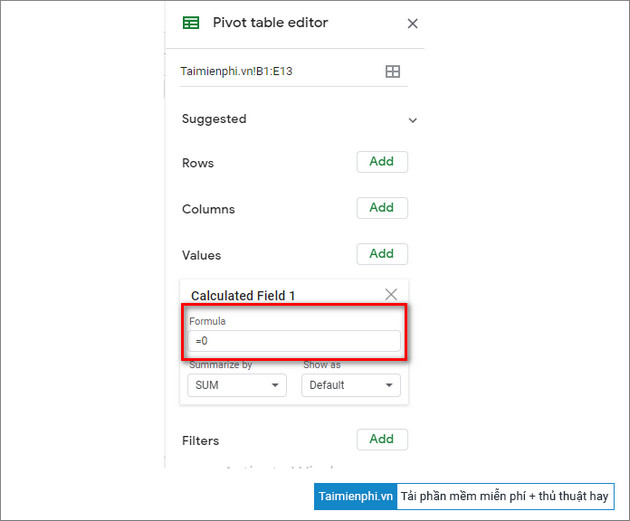 Picture 11 of How to create a Pivot Table in Google Sheets