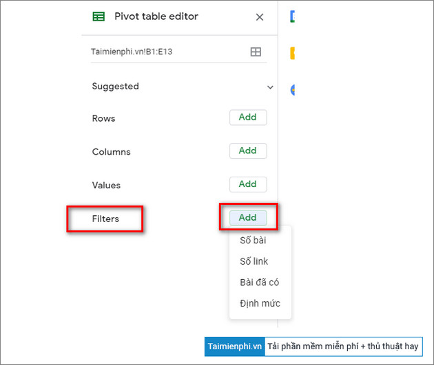 Picture 12 of How to create a Pivot Table in Google Sheets