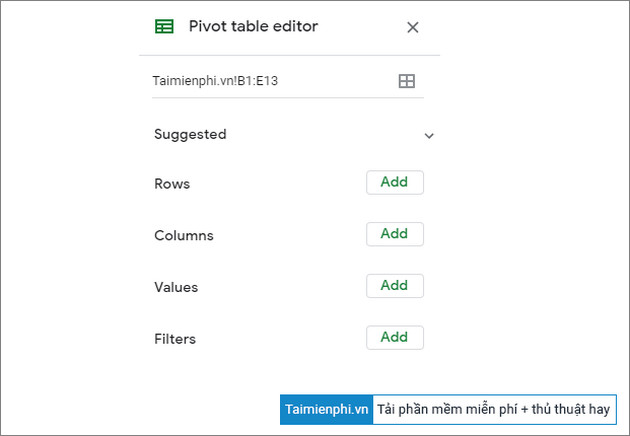 Picture 5 of How to create a Pivot Table in Google Sheets