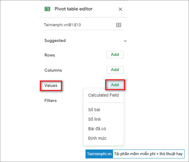 Picture 8 of How to create a Pivot Table in Google Sheets