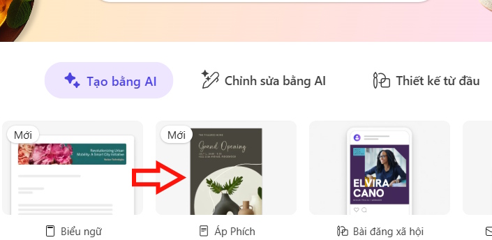 Picture 1 of How to create a poster using AI in Microsoft Designer