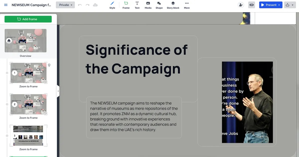 How to Create Presentations with Prezi AI Picture 3