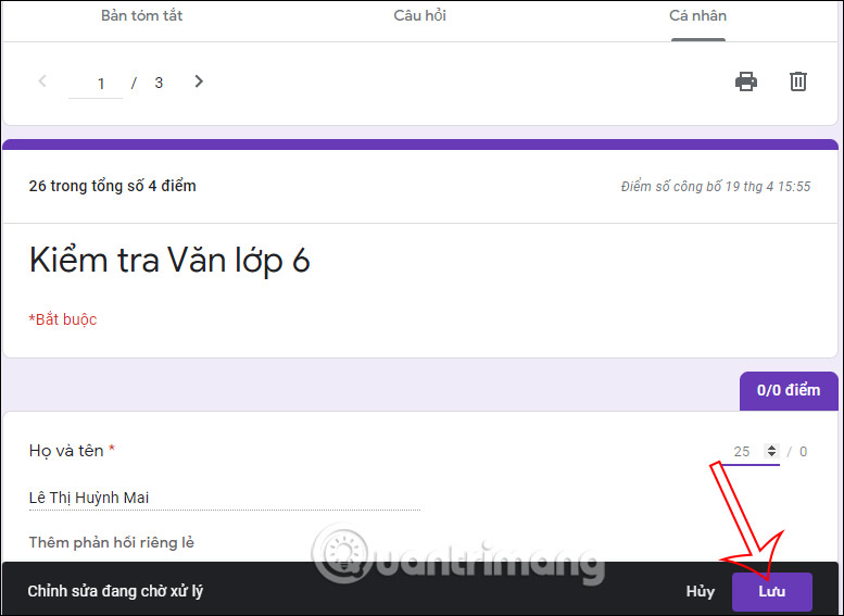 Picture 17 of How to create a quiz on Google Forms, generate multiple-choice questions, and automatically grade them.
