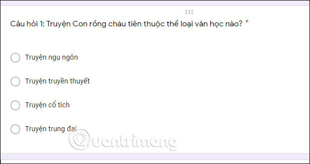 Picture 6 of How to create a quiz on Google Forms, generate multiple-choice questions, and automatically grade them.