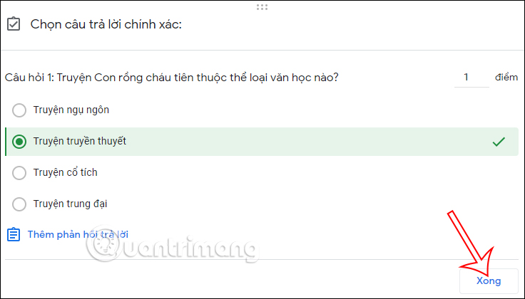Picture 9 of How to create a quiz on Google Forms, generate multiple-choice questions, and automatically grade them.