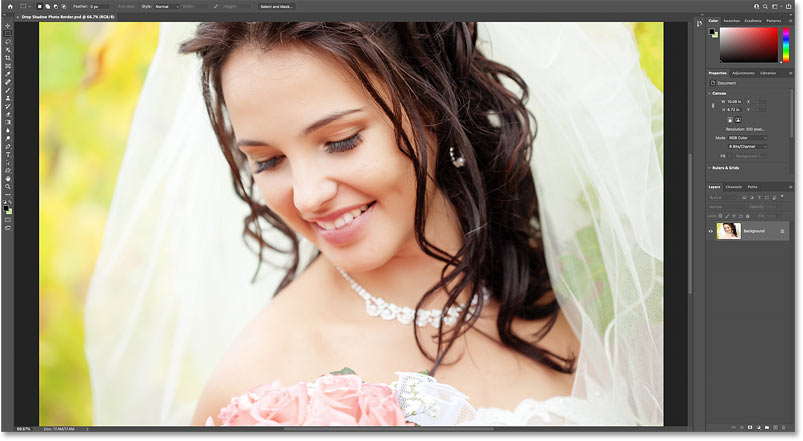 Picture 1 of How to create a shadow border in Photoshop