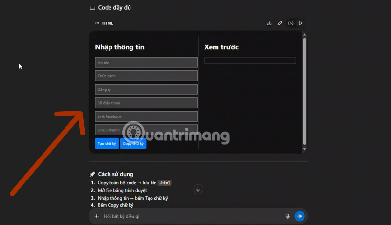 How to create an Email Signature Generator using ChatGPT Picture 3