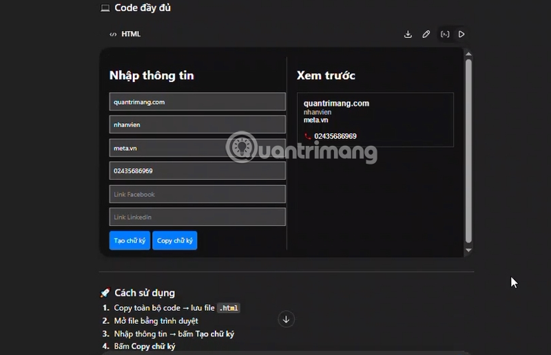 How to create an Email Signature Generator using ChatGPT Picture 4