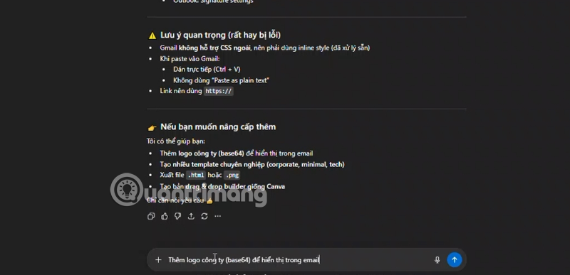 How to create an Email Signature Generator using ChatGPT Picture 5