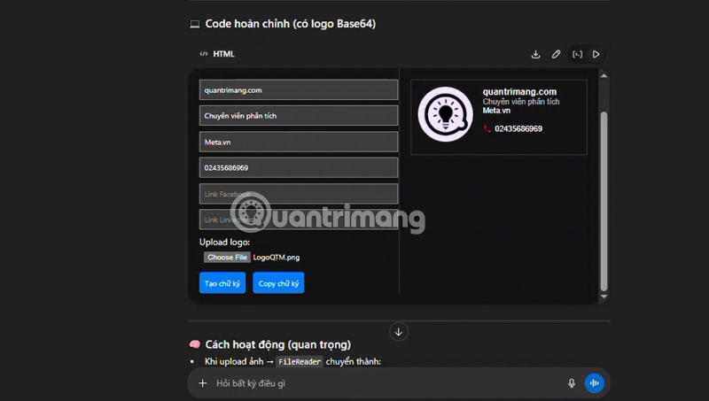 How to create an Email Signature Generator using ChatGPT Picture 6